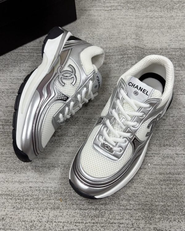 Chanel Sneaker Silver