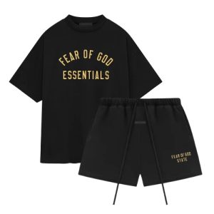 Essentials Fear of God Black Yellow